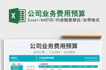 2023公司業(yè)務(wù)費(fèi)用預(yù)算免費(fèi)下載