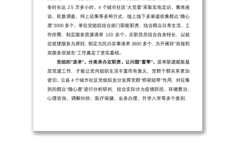 雙報到雙服務(wù)雙報告工作總結(jié)