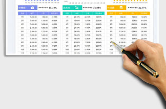 2023銷售數(shù)據(jù)明細(xì)表-對比分析表免費下載