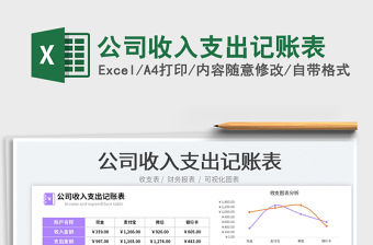 2023公司收入支出記賬表免費(fèi)下載