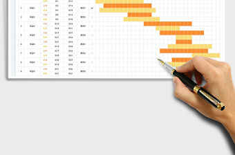2023項目計劃表-甘特圖免費下載