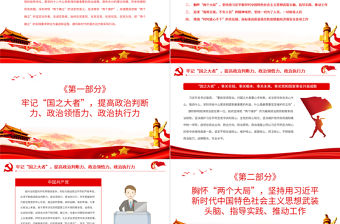 自覺做“兩個確立”的堅定信仰者和忠誠實踐者PPT黨政風黨員干部學習教育專題黨課課件