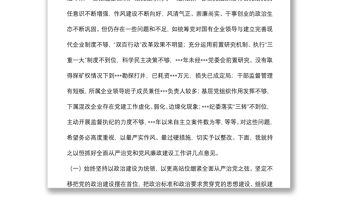 在天然氣集團全面從嚴治黨形勢分析會上的講話