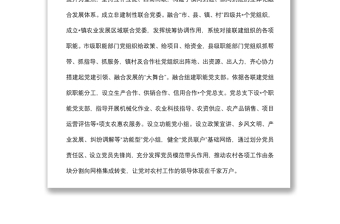 鎮(zhèn)黨建引領(lǐng)基層治理工作情況匯報