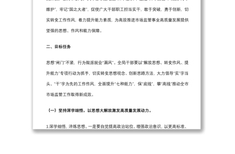 關(guān)于開展“解放思想、轉(zhuǎn)變作風(fēng)、提升能力”專項(xiàng)行動(dòng)實(shí)施方案