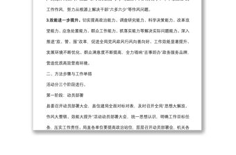 關于開展“思想大解放、作風大整頓、效能大提升”活動實施方案