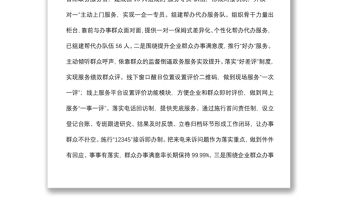 政務服務改革工作匯報