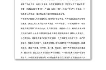 經(jīng)濟(jì)技術(shù)開(kāi)發(fā)區(qū)以黨建引領(lǐng)高質(zhì)量發(fā)展綜述