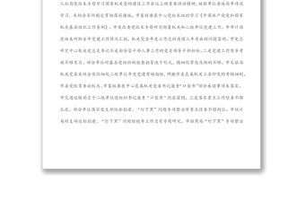 基層黨建專項(xiàng)檢查情況報(bào)告