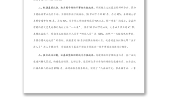 抓黨建促鄉(xiāng)村振興工作匯報