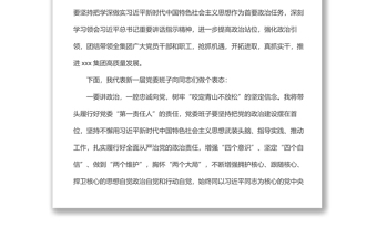 黨委書記代表班子在集團黨委換屆大會上的表態(tài)發(fā)言材料