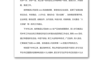 國有企業(yè)領導人員述德述職述廉報告