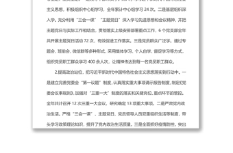 國(guó)有企業(yè)落實(shí)全面從嚴(yán)治黨主體責(zé)任情況報(bào)告