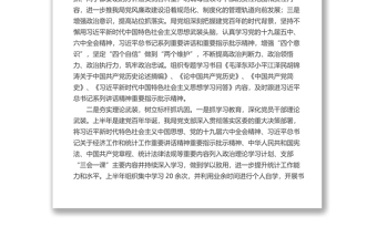 xx市xx區(qū)統(tǒng)計局2022年上半年黨建工作總結(jié)