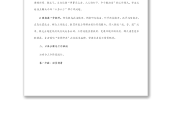 關(guān)于開(kāi)展“思想大解放、作風(fēng)大整頓、效能大提升”活動(dòng)實(shí)施方案