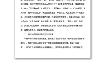 經信商務局黨支部20xx年上半年黨建工作總結（區縣）