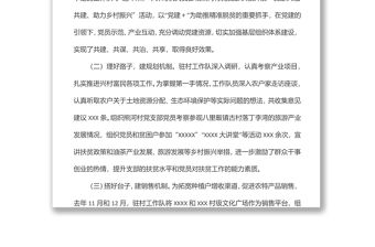 抓黨建引領產業發展強產業助推鄉村振興