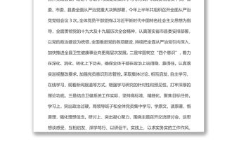 xx局黨組2022年上半年落實全面從嚴治黨主體責任工作總結