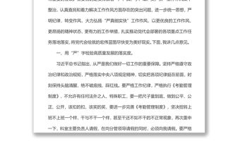 作風建設專題黨課稿：以“嚴真細實快”作風力推藍圖落地