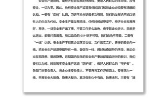 在2022年全縣上半年安全生產工作會議暨安全生產警示教育集體約談會講話