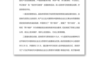 縣政府黨組落實(shí)全面從嚴(yán)治黨主體責(zé)任情況報(bào)告