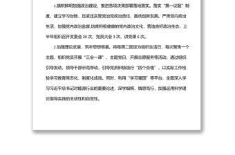 xx公司黨支部2022年上半年黨建工作總結