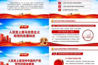 治國理政第四卷PPT紅金黨政風(fēng)一以貫之堅(jiān)持人民至上專題學(xué)習(xí)黨課