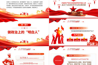 2022喜迎二十大奮進新時代PPT黨建風以奮斗姿態(tài)迎接黨的二十大召開專題黨課課件