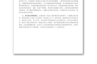 認真貫徹總體國家安全觀學習研討總結講話