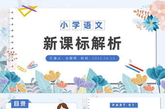 2022小學(xué)語(yǔ)文新課標(biāo)解析PPT簡(jiǎn)約卡通風(fēng)小學(xué)語(yǔ)文新課程標(biāo)準(zhǔn)課件模板下載