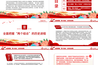 2022深刻理解“兩個結(jié)合”續(xù)寫馬克思主義中國化時代化新篇章PPT簡約大氣黨建風(fēng)黨員干部學(xué)習(xí)教育專題黨課黨建課件