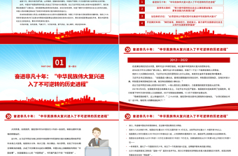 2022向著全面推進(jìn)中華民族偉大復(fù)興奮勇前進(jìn)PPT紅色黨政風(fēng)寫在中國共產(chǎn)黨第二十次全國代表大會召開之際專題黨課黨建課件