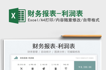 財(cái)務(wù)報(bào)表-利潤(rùn)表