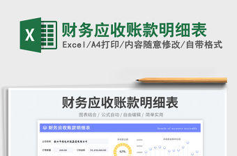 財(cái)務(wù)應(yīng)收賬款明細(xì)表