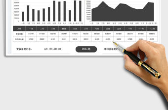 財(cái)務(wù)利潤(rùn)與營(yíng)收額分析圖