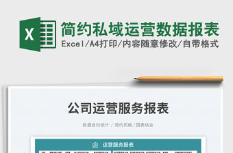 簡約私域運營數據報表