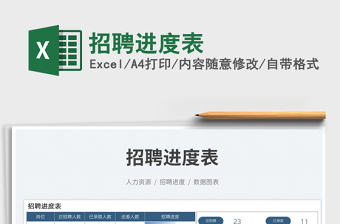 招聘進(jìn)度表