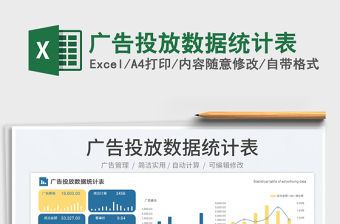 廣告投放數(shù)據(jù)統(tǒng)計(jì)表