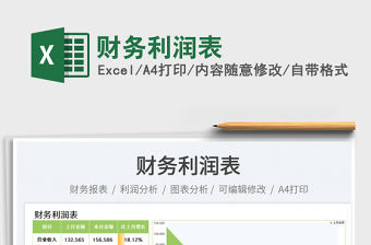 財(cái)務(wù)利潤(rùn)表