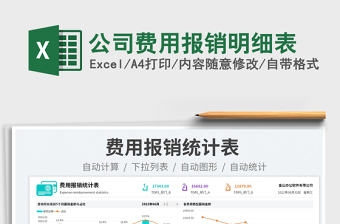 公司費用報銷明細表