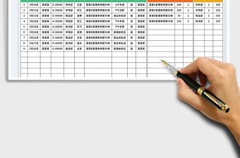 員工罰款收取登記統計表