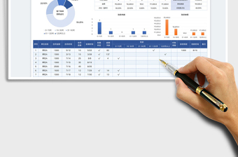 账龄管理表可视化图表账龄分类统计