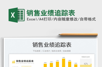 銷售業(yè)績(jī)追蹤表
