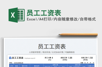 員工工資表