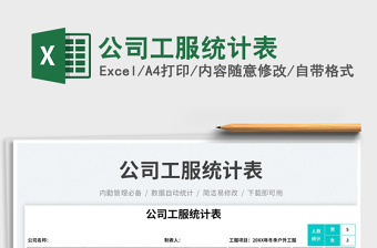 公司工服統(tǒng)計表