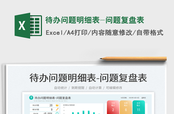 待办问题明细表-问题复盘表