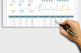 銷售管理-銷售明細(xì)及業(yè)績(jī)統(tǒng)計(jì)表