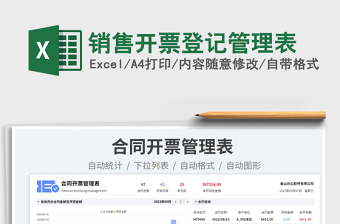 銷售開票登記管理表
