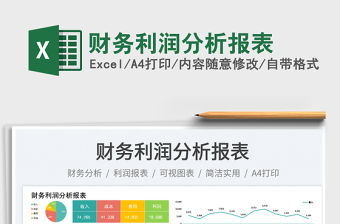 財(cái)務(wù)利潤(rùn)分析報(bào)表
