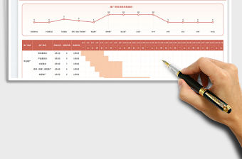 紅色簡約風(fēng)產(chǎn)品推廣計劃表